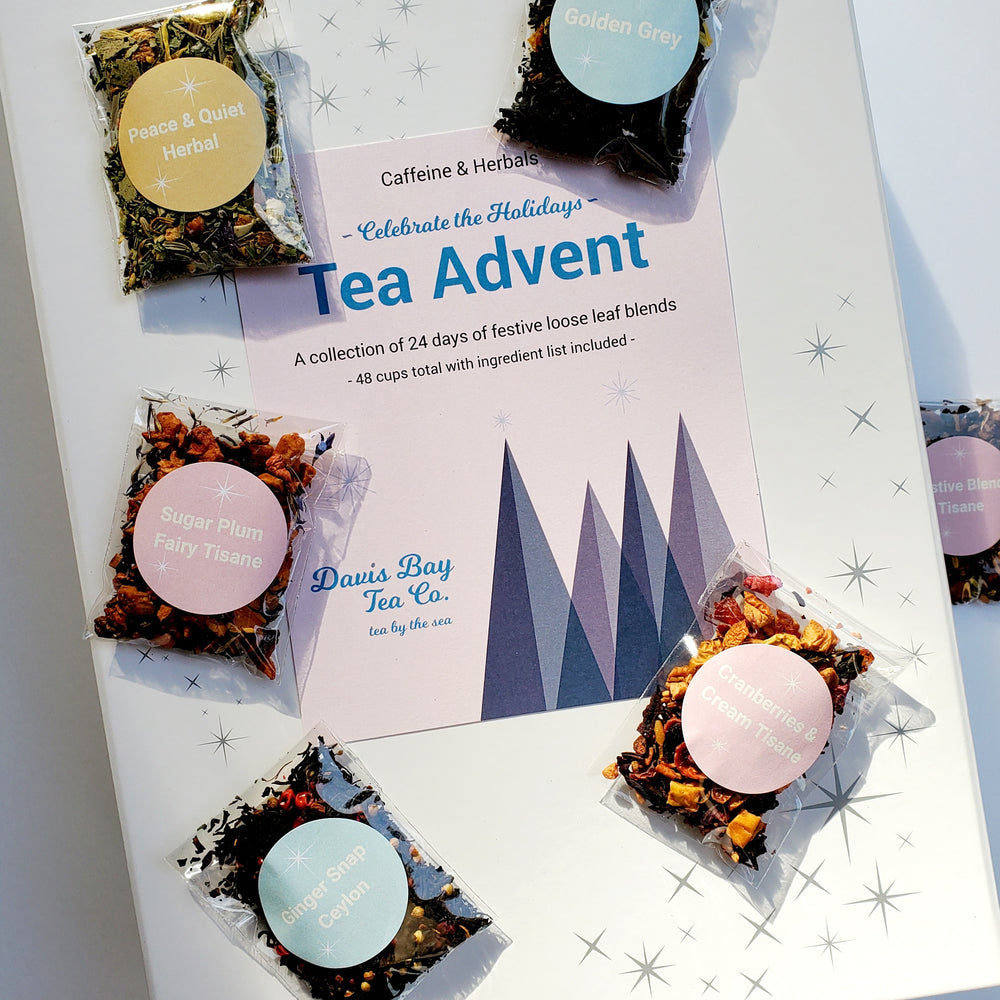 
                  
                    Tea Advent caffeine & herbal blends with a few days of tea
                  
                