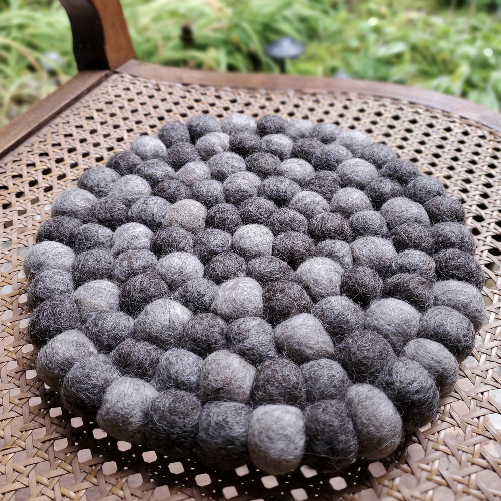 
                  
                    Wool Ball Trivets 20-22cm - Fair Trade Nepal
                  
                
