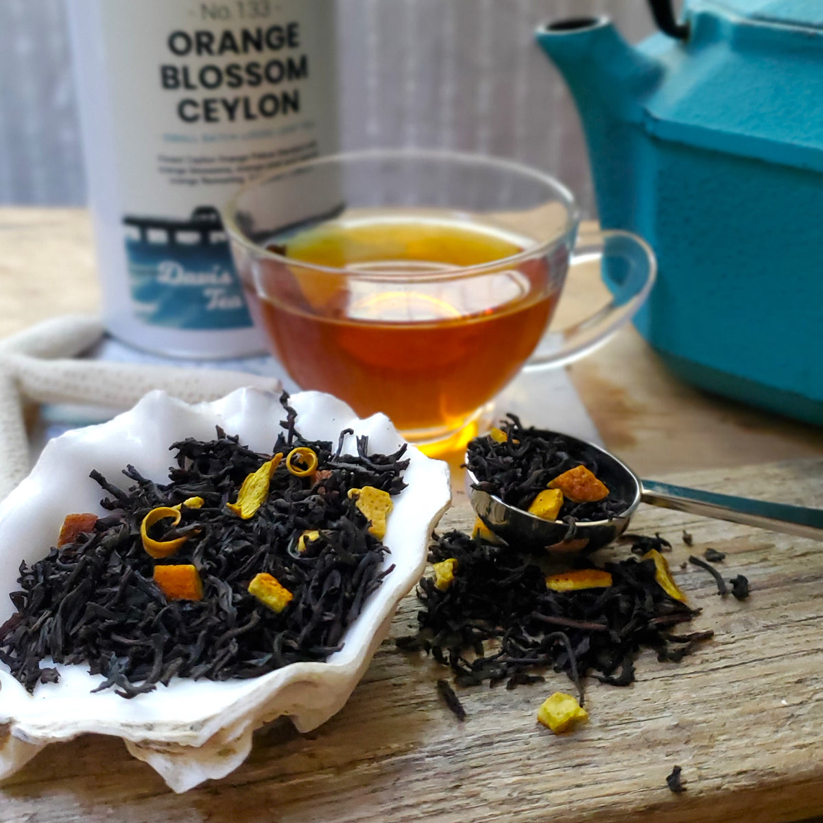 Orange Blossom Ceylon Davis Bay Tea Co. | Loose Leaf Teas | Lower Mainland