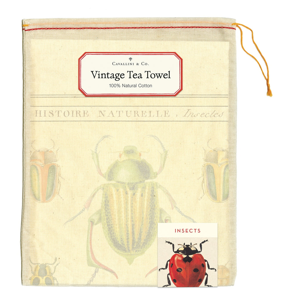 
                  
                    Vintage tea towel insects
                  
                